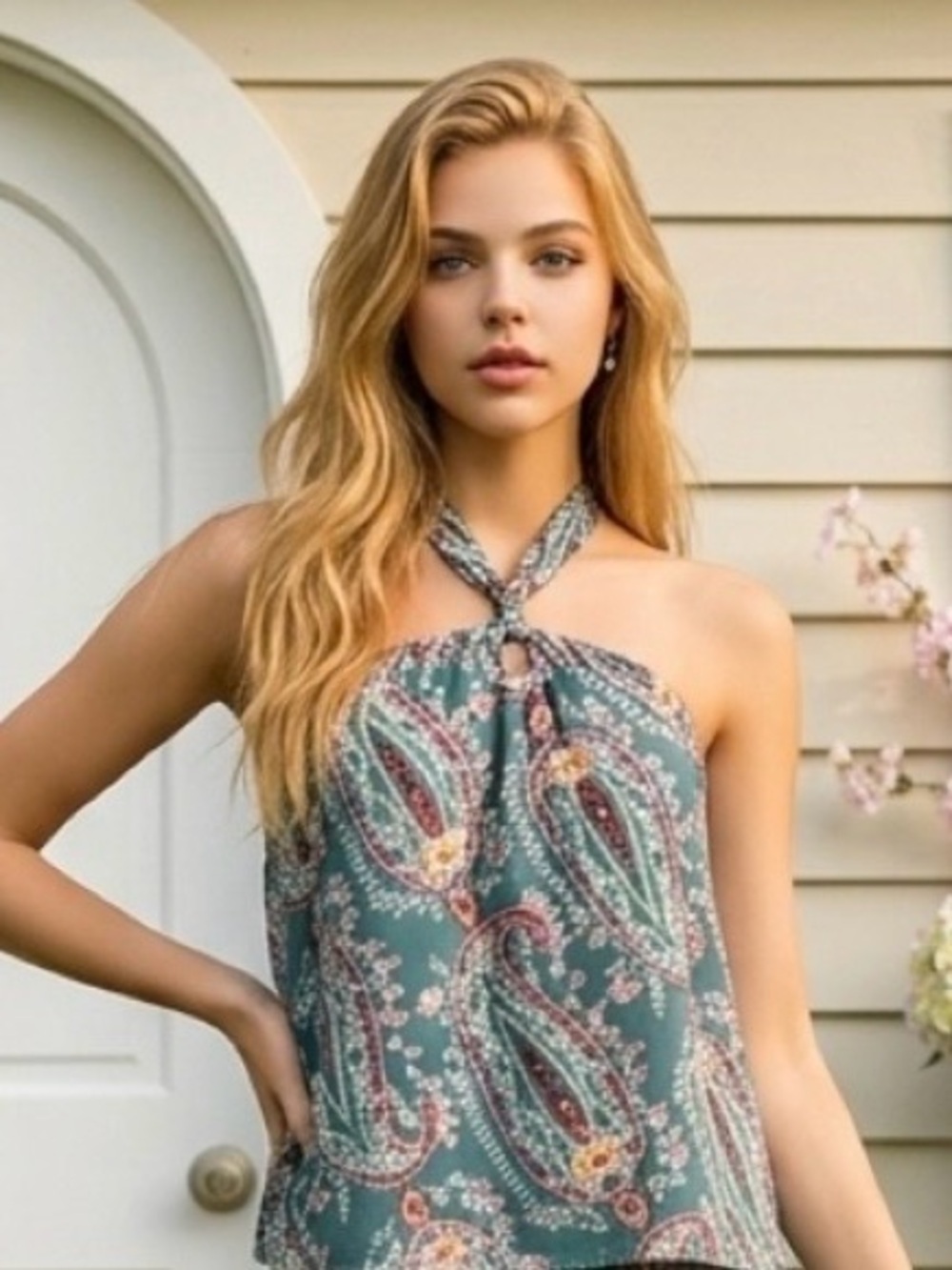 Free 🆕Women’s Flowy Grecian Top